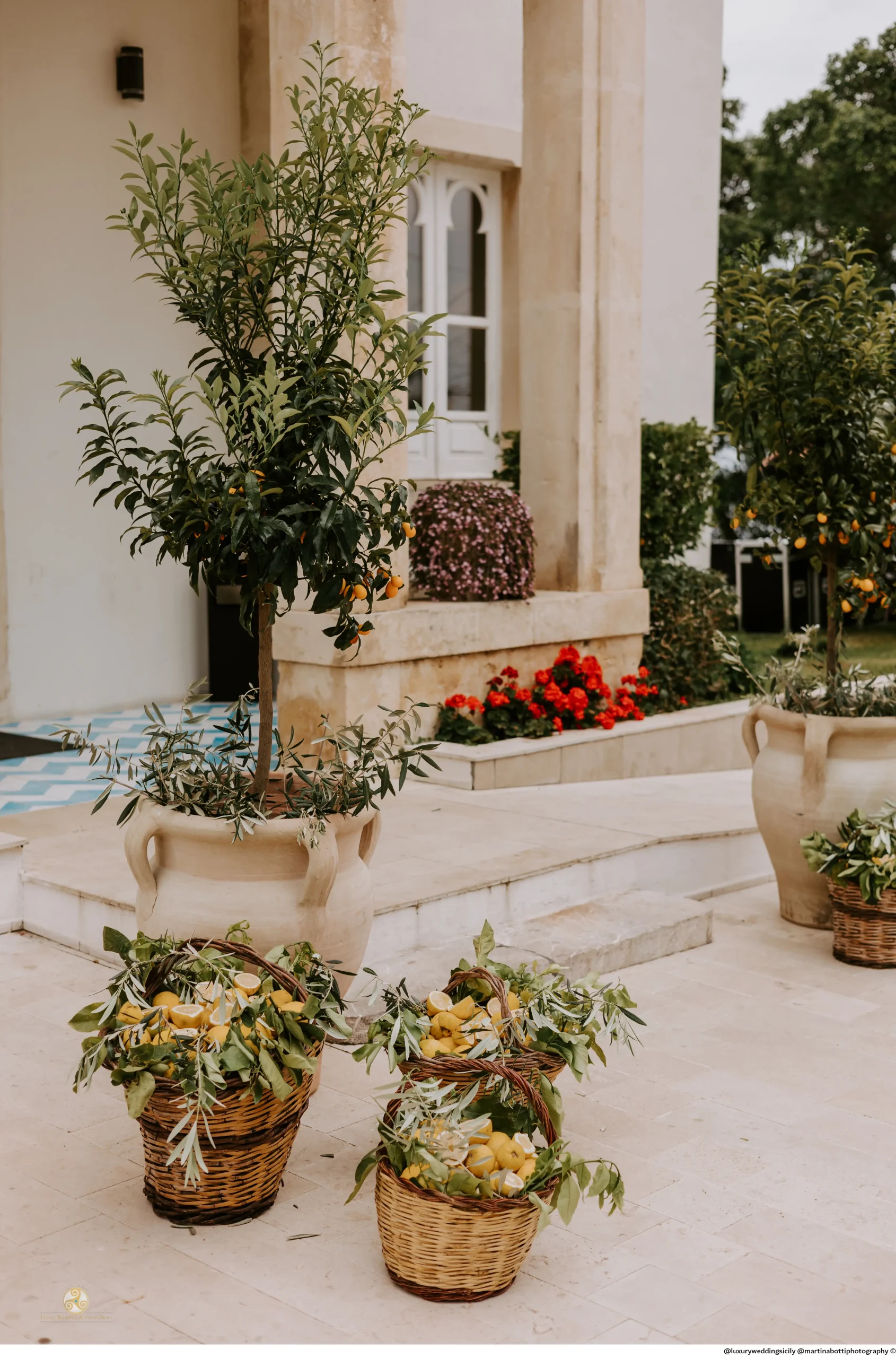 Portfolio 613 wedding decor rustic sicilian lemos olives villa masseria venue hotel taormina italy