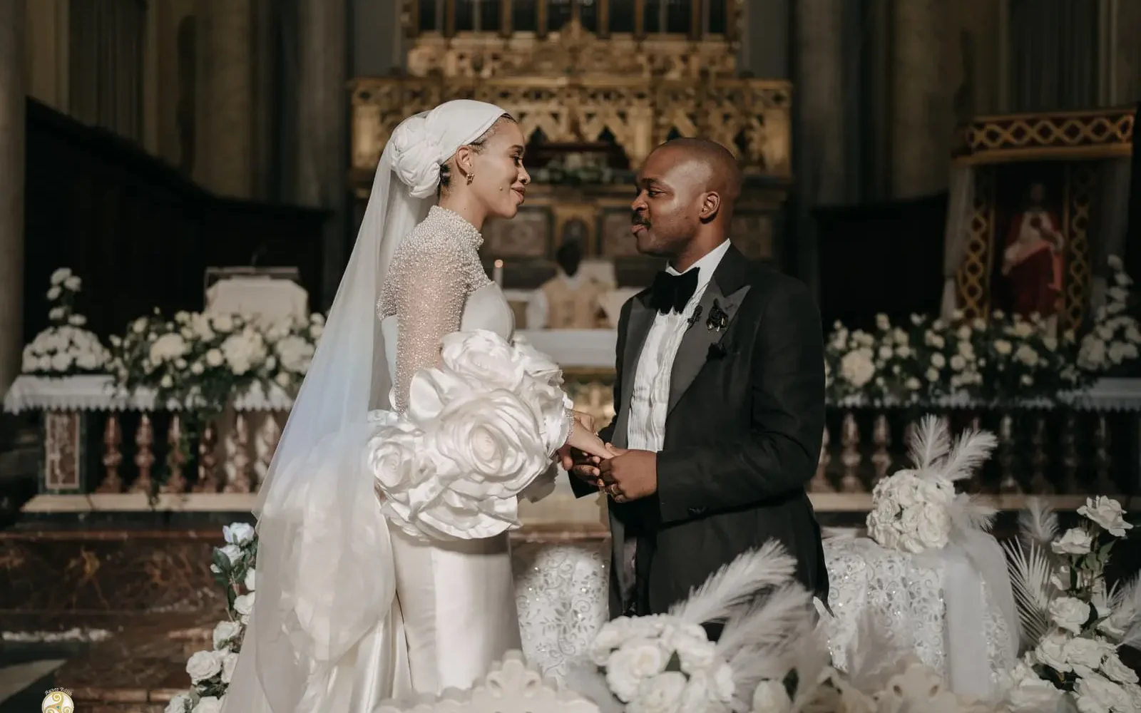 african_ceremony_in_church_italy Multicultural African Italian wedding ceremony in Sicily